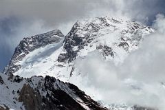 35 Broad Peak Central And Main Summits From Baltoro Glacier Between Goro II and Concordia